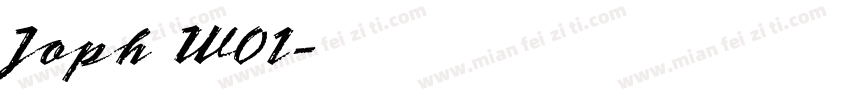 Joph W01字体转换